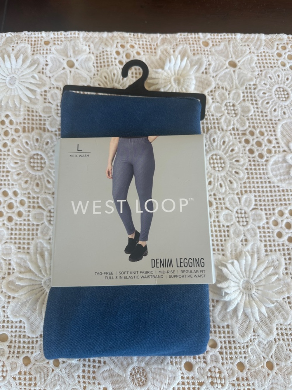 West Loop Blue Denim Legging - Women's size large